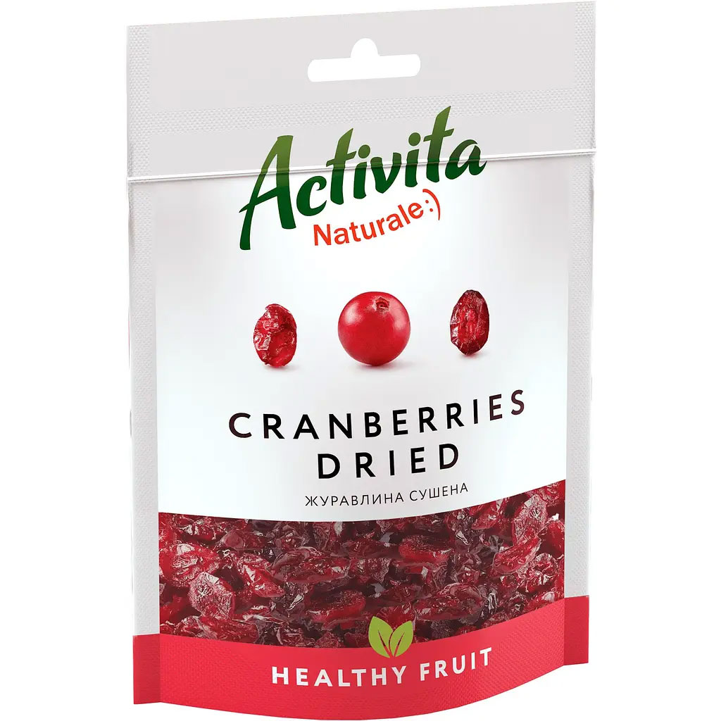 Журавлина сушена Activita Healthy Fruit, 120г. Millennium - фото 1