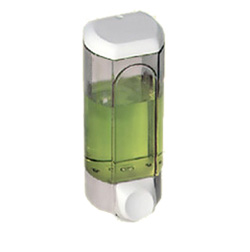 Диспенсер для жидкого мыла наливной 800мл., пластик, прозр. Атма - фото 1