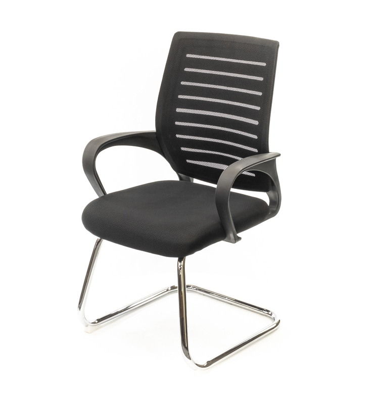 Кресло для персонала Фиджи NEW CH CF, черн. АКЛАС - фото 1