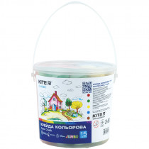 Мел цветной Jumbo, 15 шт. в ведерке Kite Classic Мел цветной Jumbo, 15 шт. в ведерке Kite Classic