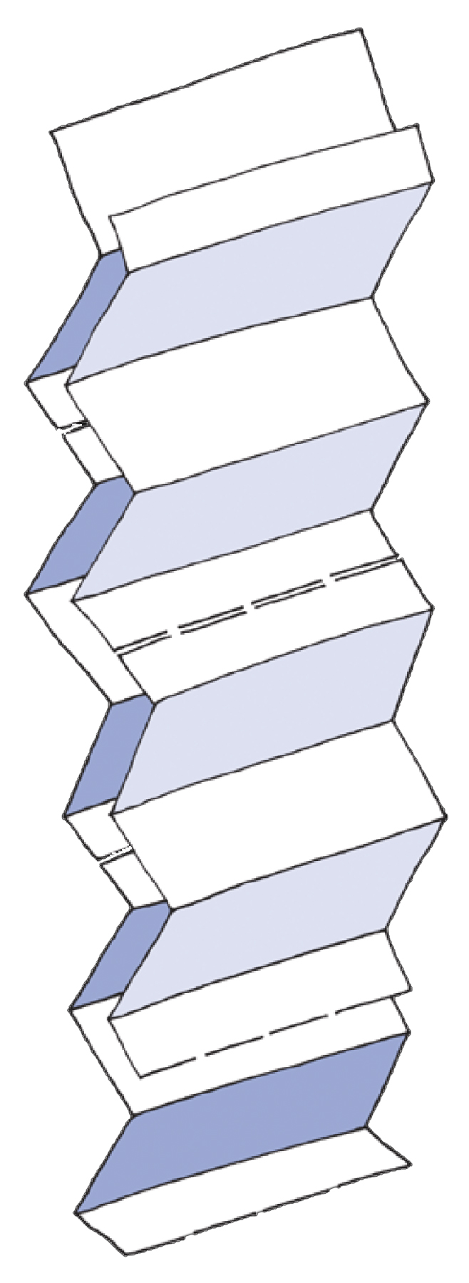 Рушники V (ZZ)-складка з макулатури 1 шар, 22.9*23,2см., 250шт., сір. Katrin - фото 2