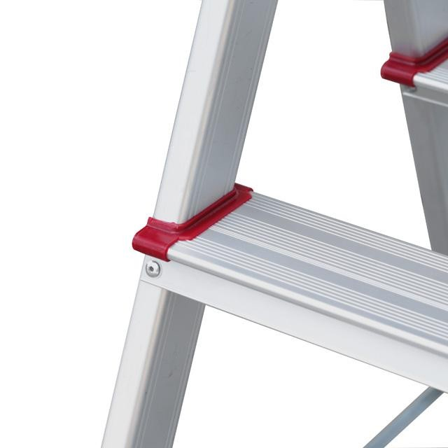 Драбина алюмінієва двостороння 3 сходинки INTERTOOL - фото 5
