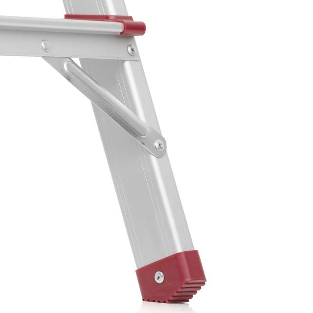 Драбина алюмінієва двостороння 3 сходинки INTERTOOL - фото 6