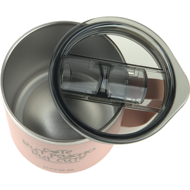 Термокружка 400 мл, пудра Cute but phycho Kite - фото 2