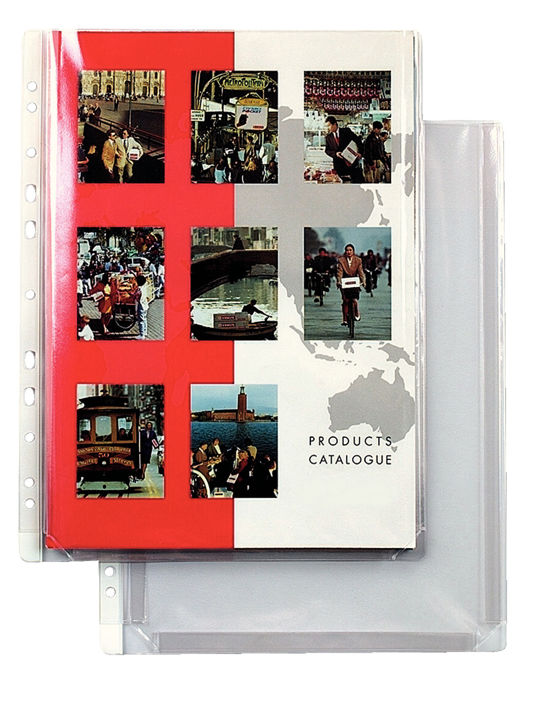 Файл для каталогів А4 170мк 5шт./уп. верхній розріз, прозор. Esselte - фото 5