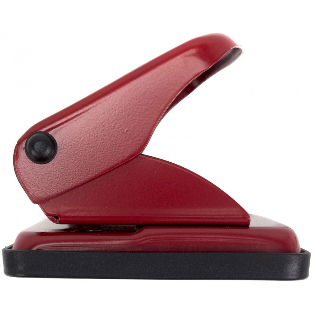 Дырокол на 2 отверстия, до 16 листов (4317), металлический, красн. Scholz - фото 3