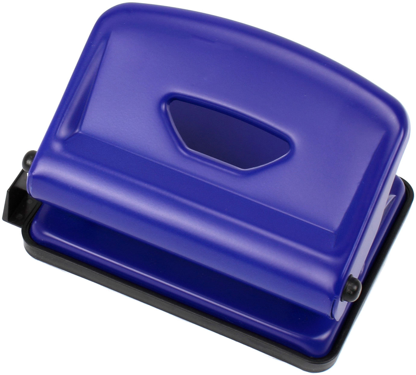 Дырокол на 2 отверстия, до 16 листов (4317), металлический, син. Scholz - фото 4