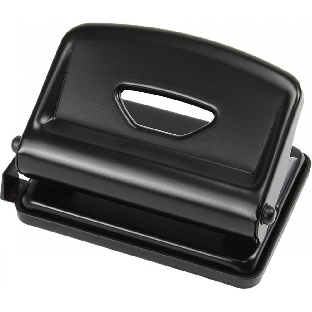 Дырокол на 2 отверстия, до 16 листов (4317), металлический, черн. Scholz - фото 3