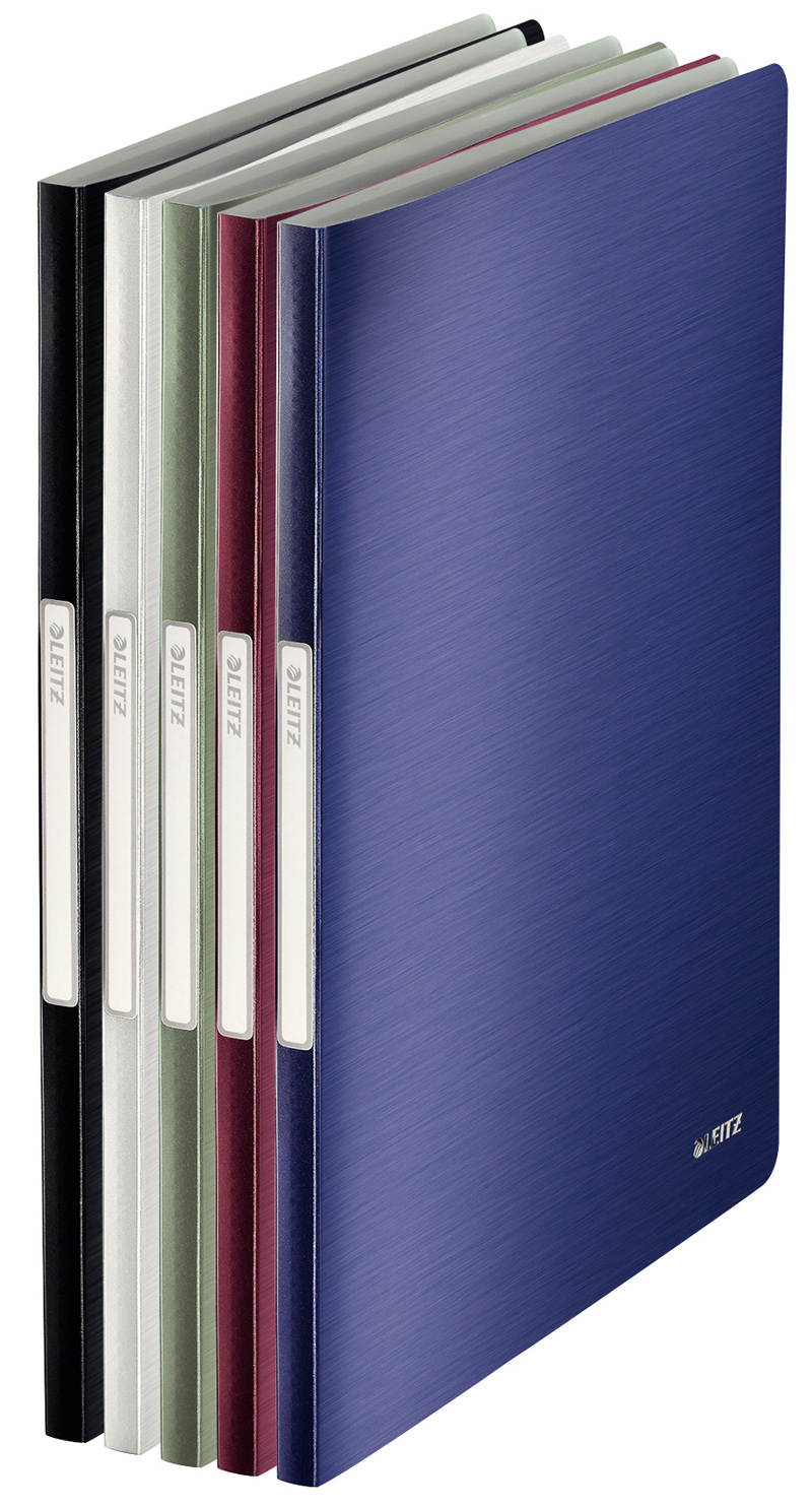 Папка на 20 файлов Style, титановый син. LEITZ - фото 4