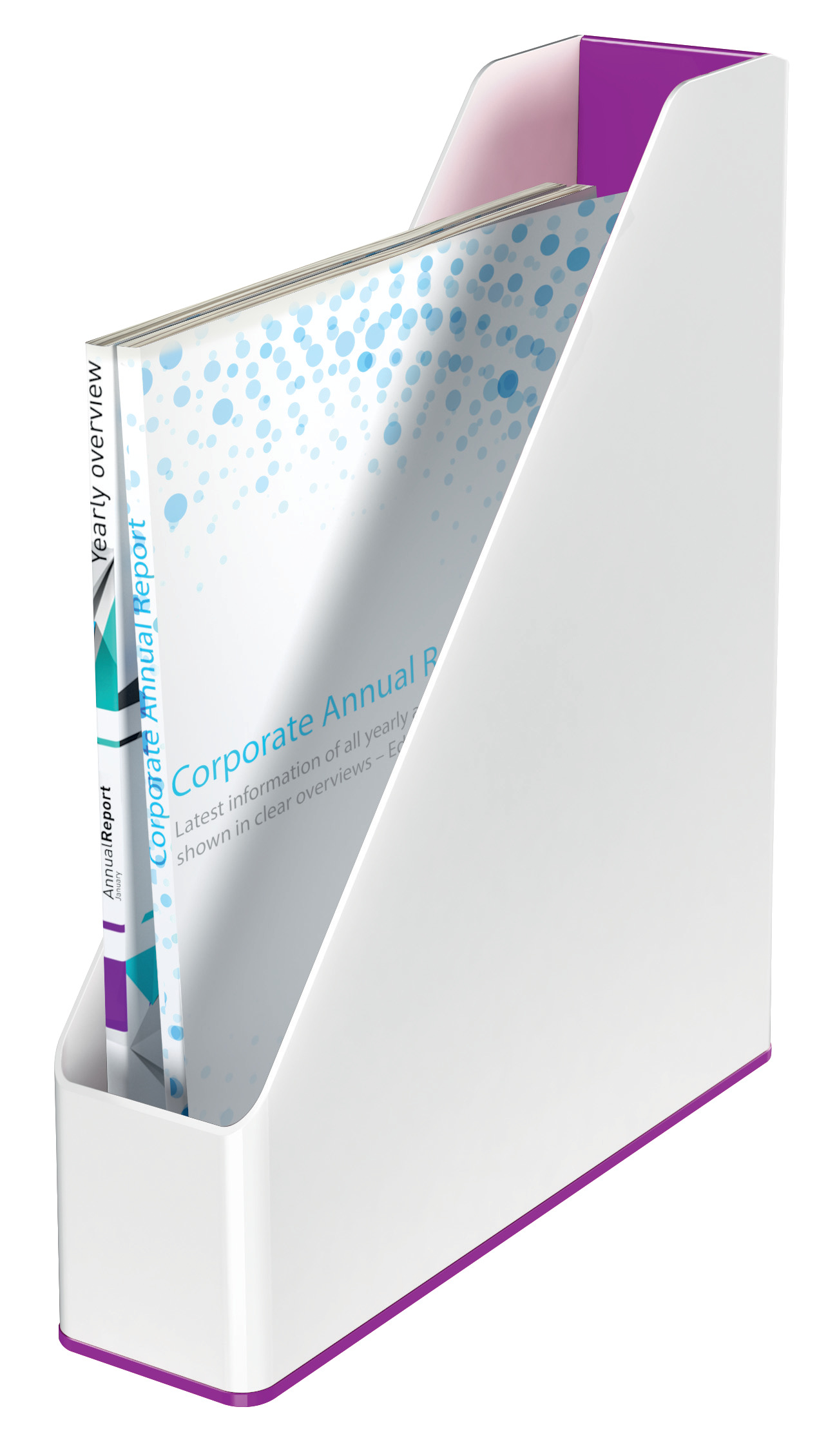 Лоток вертикальний Wow Duo Colour метал., фіолет. LEITZ - фото 4