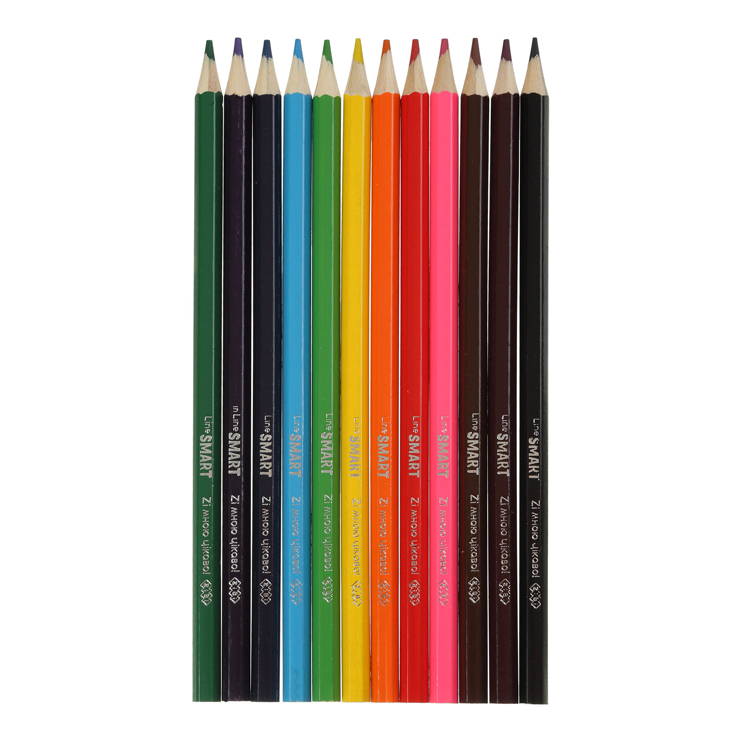 Карандаши цветные, 12цв. SMART Line ZiBi - фото 2