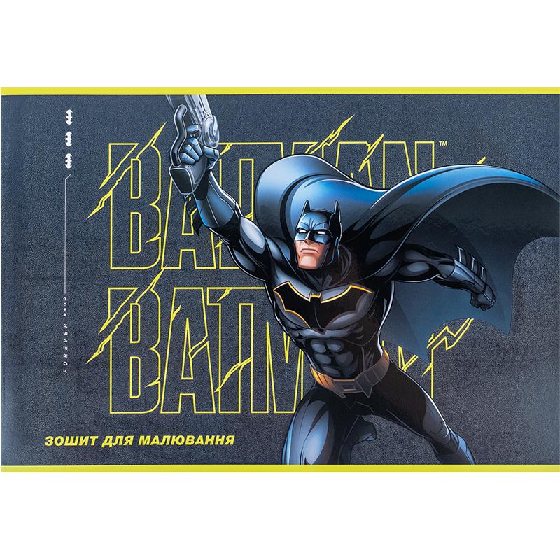 Тетрадь для рисования, 24л., скоба, гибр. лак + УФ лак, «DC Comics» Kite - фото 4