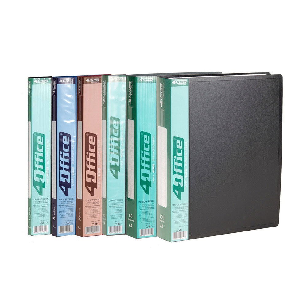 Папка на 10 файлов, ассорт. 4Office - фото 3