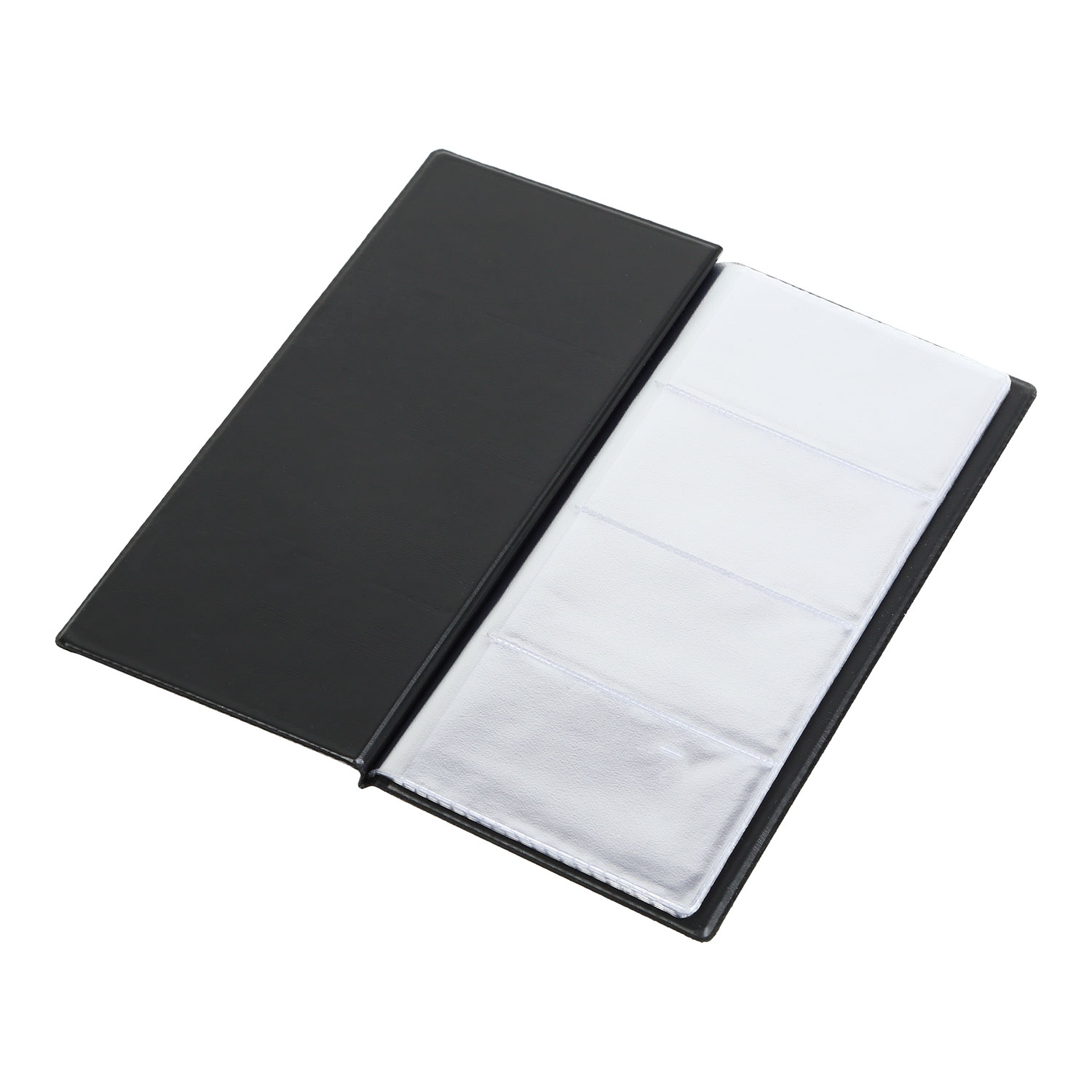 Визитница на 96 визиток, винил., черн. BuroMax - фото 1