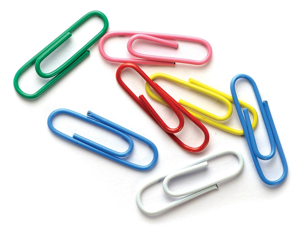 Скрепки 28мм., цветные, прямые, 100шт., картон. уп. Scholz - фото 3