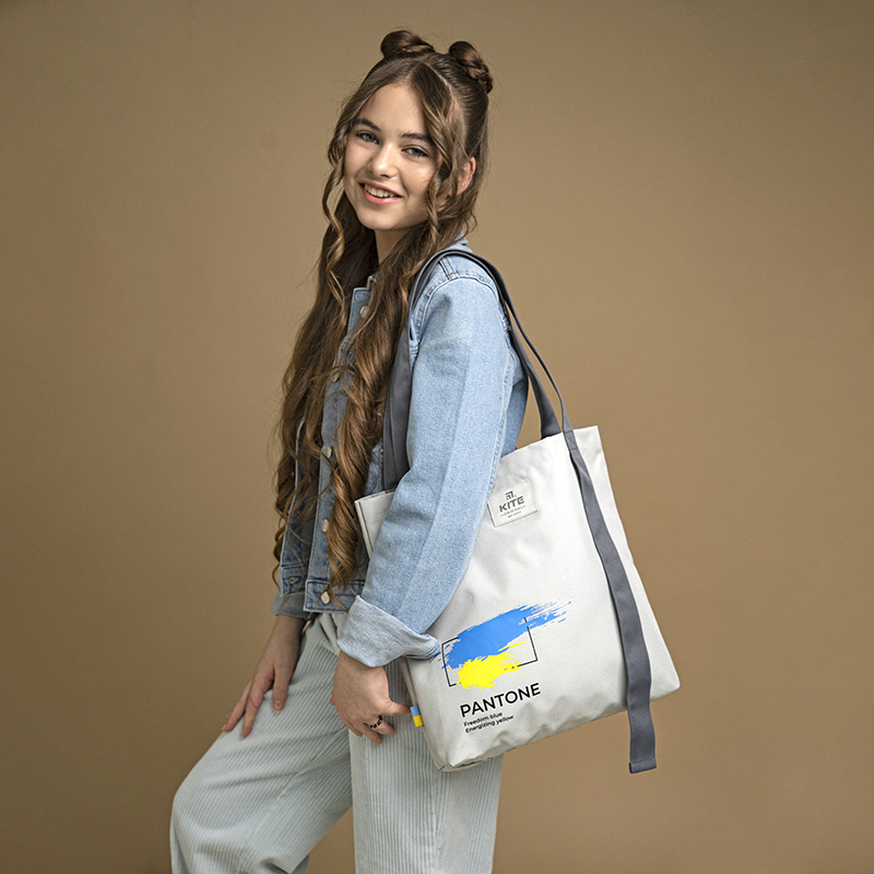 Сумка-шоппер Kite 587-1, серый Kite - фото 6