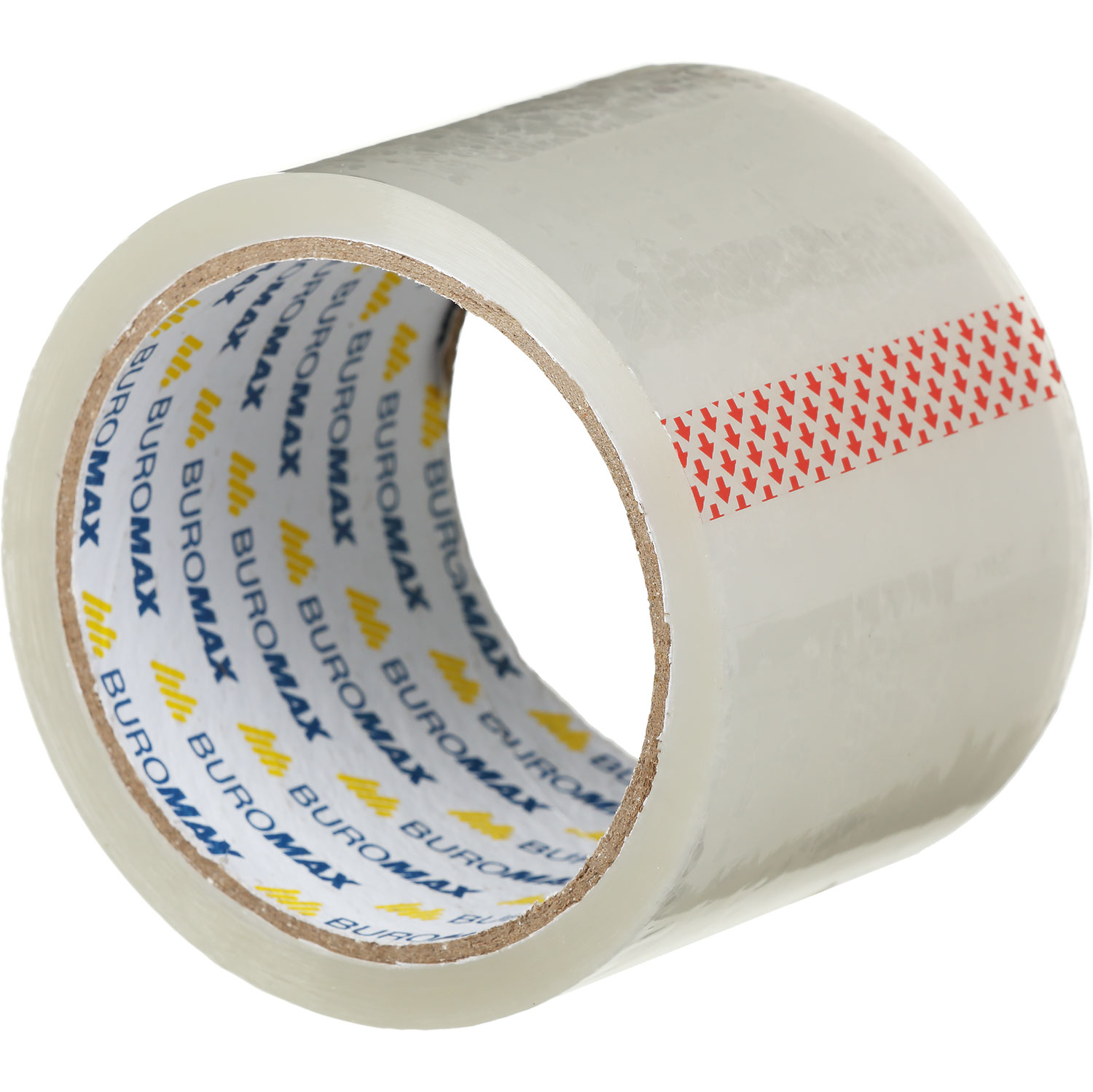 Клейка стрічка пакувальна 72мм.*45м (49,2ярд), прозор. BuroMax - фото 1