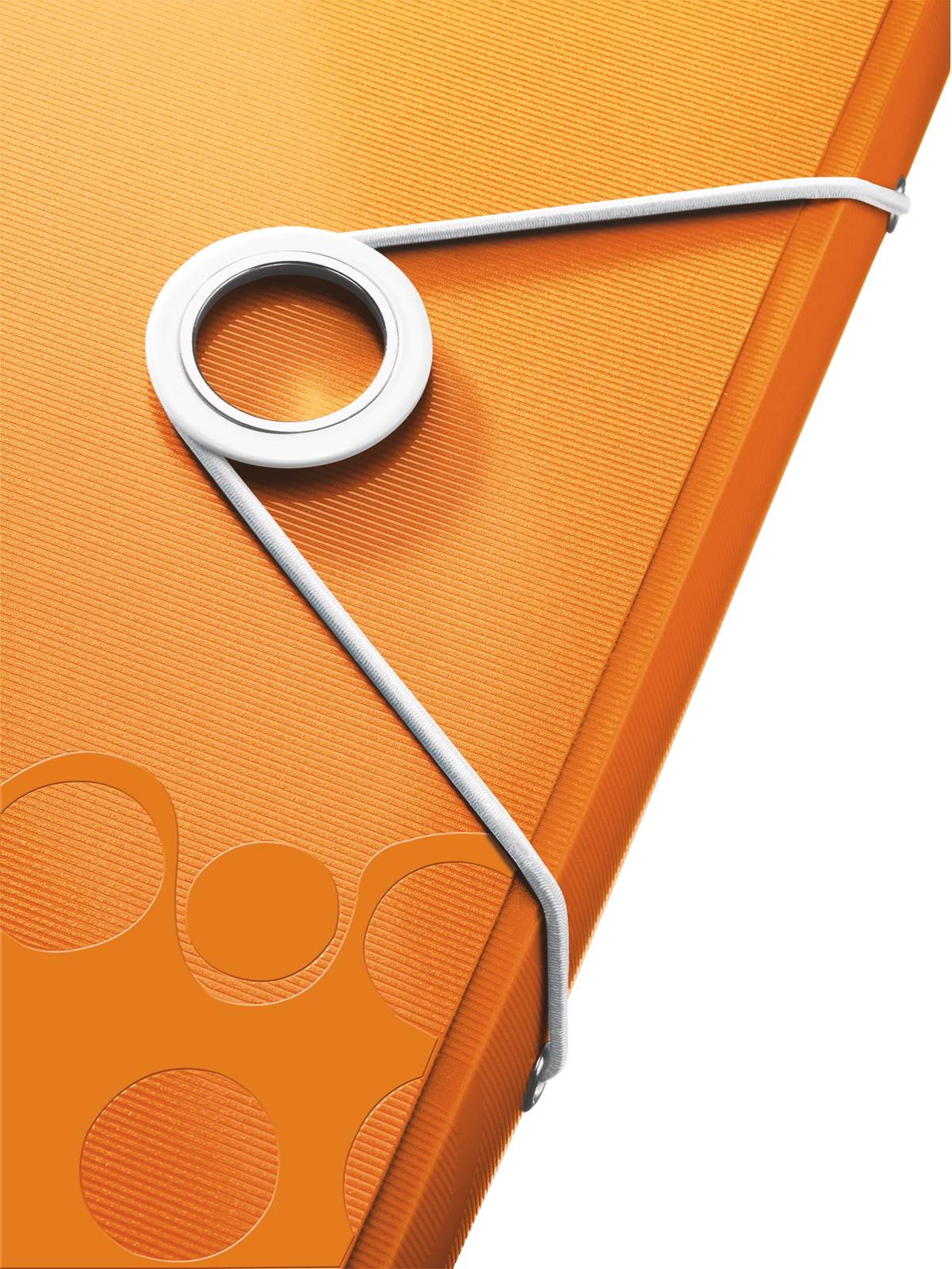 Папка на гумках Wow А4, 30мм., до 150арк., пластик, метал.помаранч. LEITZ - фото 2