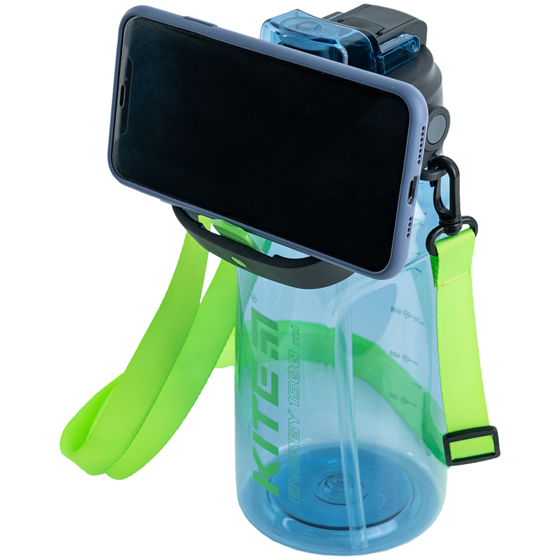 Пляшечка для води 1500 мл, синя Kite - фото 3