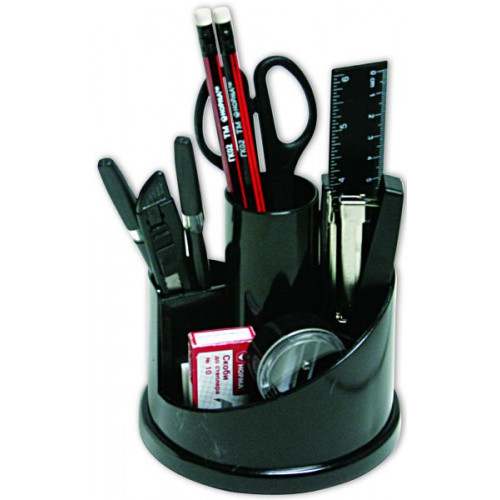 Набір настільний пластиковий 14 предметів, чорн. NORMA - фото 1