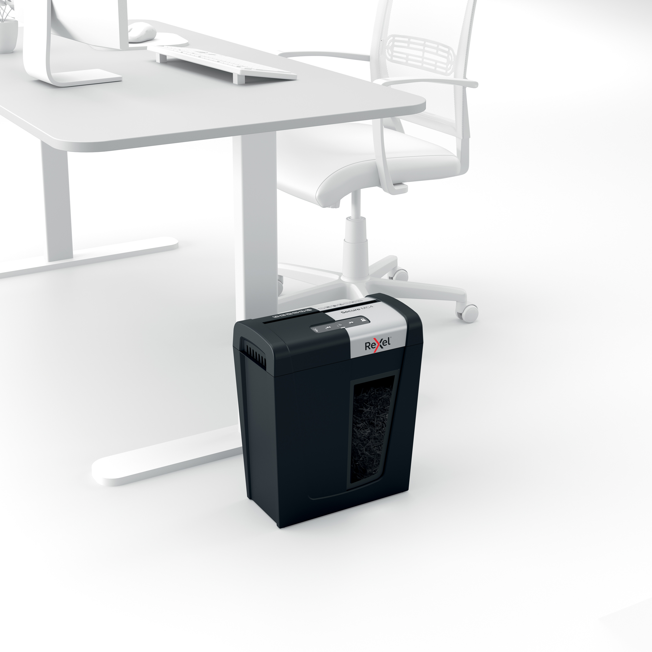 Уничтожитель документов Secure MC6, P5 6 листов, микро-перекрестная резка, корзина 18л Rexel - фото 6