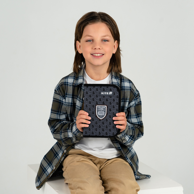 Пенал Kite 1 отд., 2 отв., без наполнения 622 College Line B Kite - фото 2