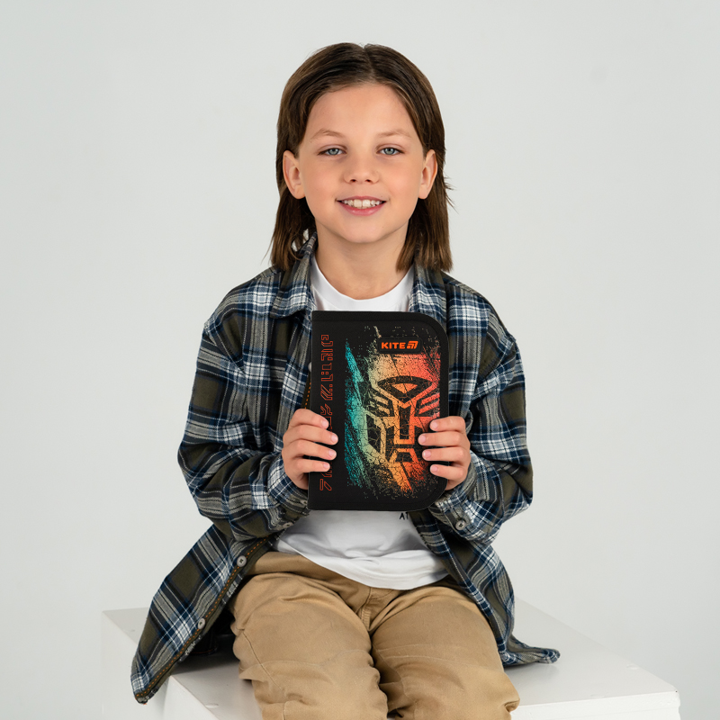 Пенал Kite 1 отд., 2 отв., без наполнения 622 «Transformers» Kite - фото 3