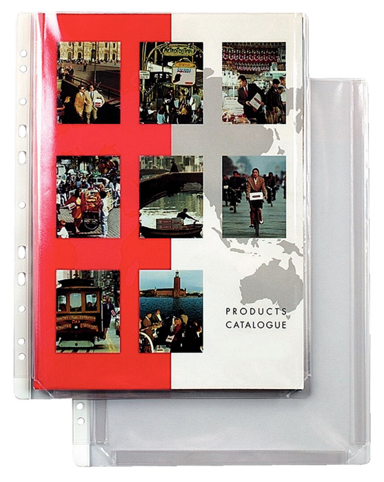 Файл для каталогов А4, 170мкм., верхний разрез, 10шт./уп., прозр. LEITZ - фото 5