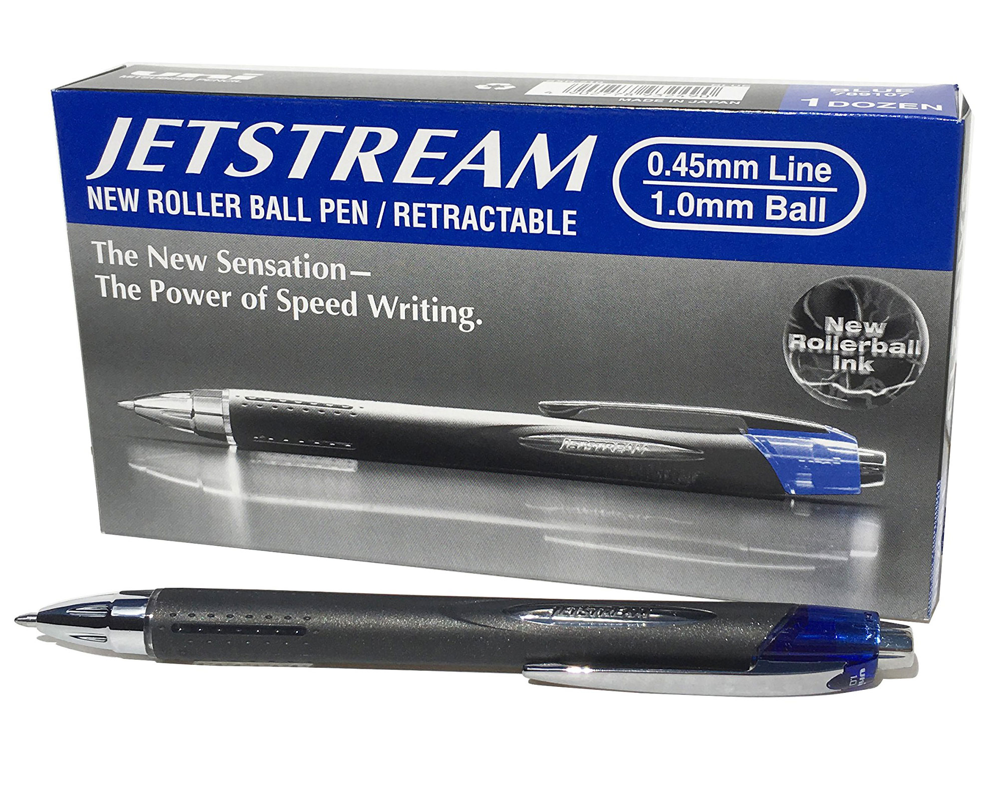 Ролер автомат. Jetstream 1.0мм., корпус чорн., ст. син. Uni - фото 3