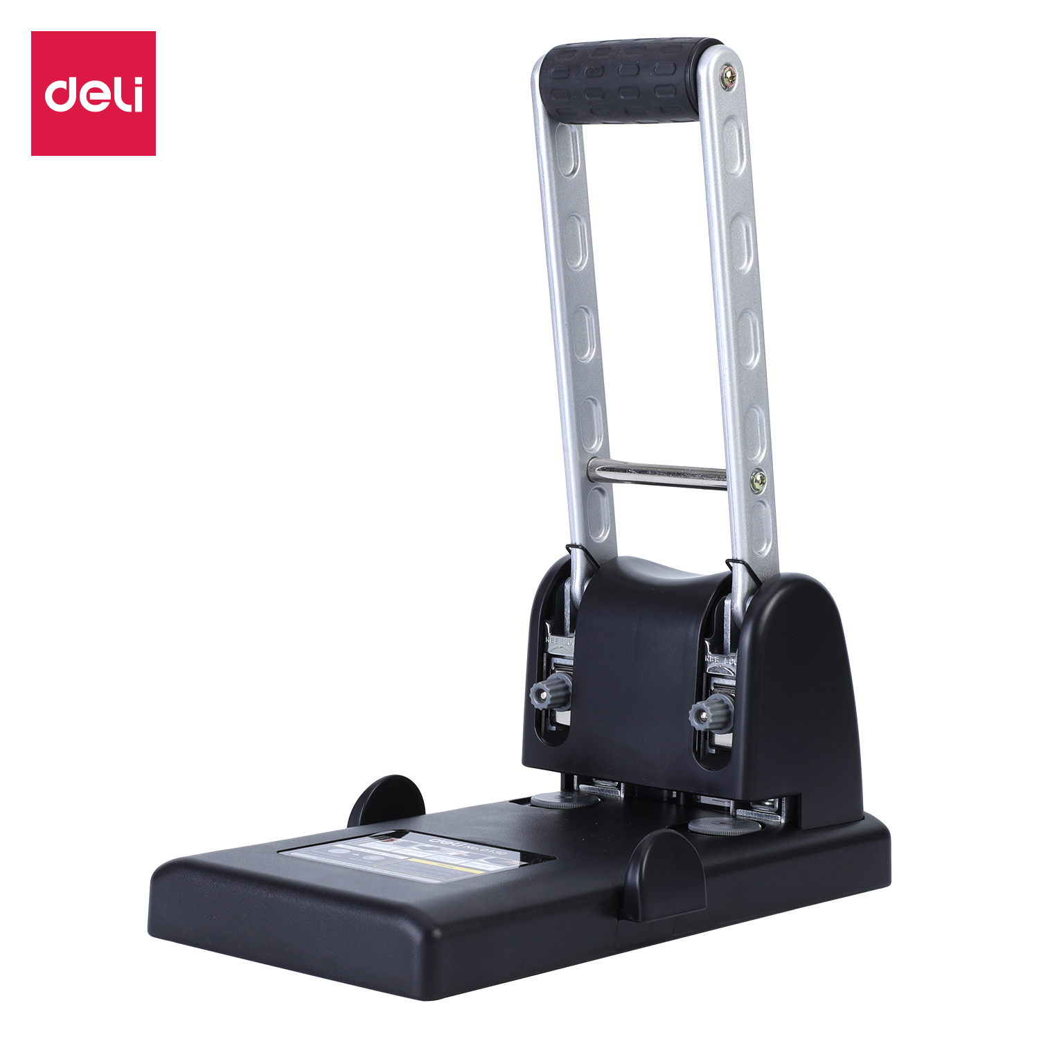 Дырокол большой, на 2 отверстия, до 100 листов (E0130) DELI - фото 3