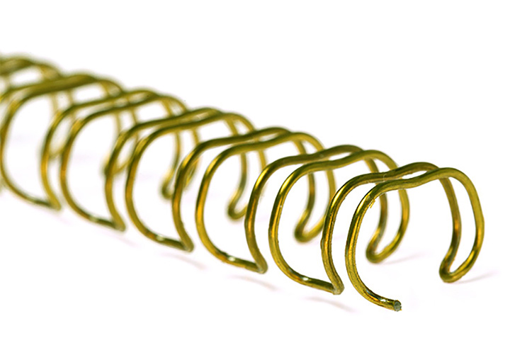 Пружини метал. 8 мм.; 3:1, 100шт/уп., золот. D&Art - фото 2