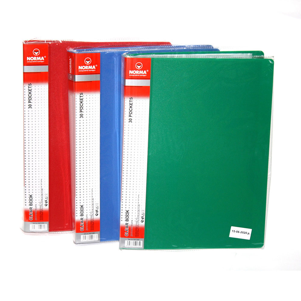 Папка на 30 файлів, чорн. NORMA - фото 2