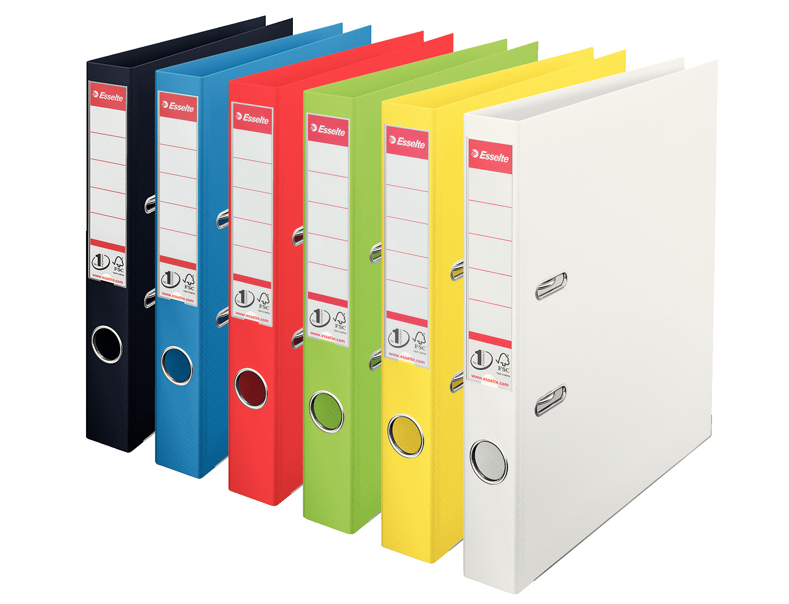 Регистратор 5см. А4 (PP), No.1 Power Vivida, зелен. Esselte - фото 4