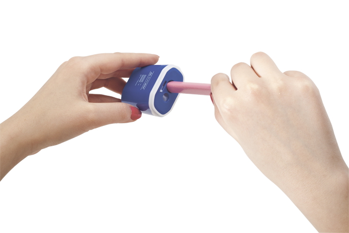 Точилка пластиковая, с контейнером, 2 отверстия BuroMax - фото 9