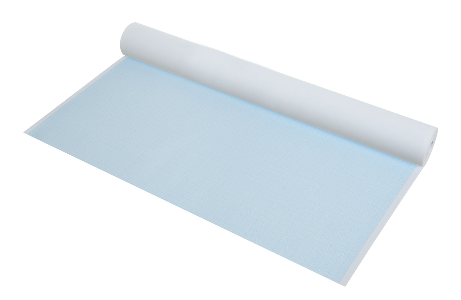 Папір міліметровий, масштабно-координатний для креслення 640мм.*40м., 70г/м2, без втулки, блакит. BuroMax - фото 2