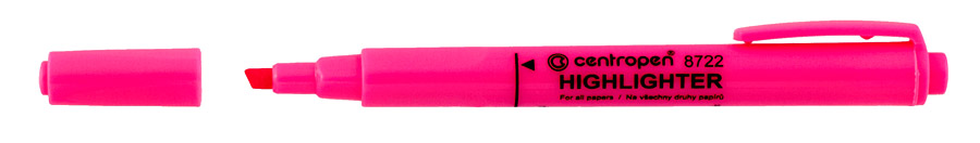 Маркер текстовый Fax 8722,1-4мм., розов. Centropen - фото 2