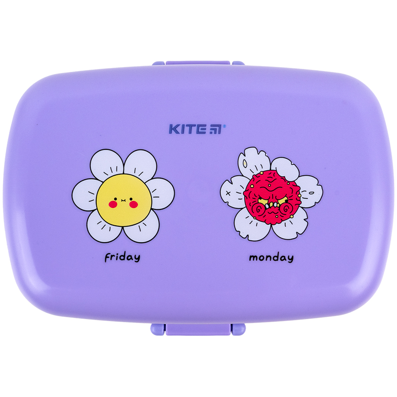 Ланчбокс с наполнением 1150 мл, фиолетовый Kite - фото 1