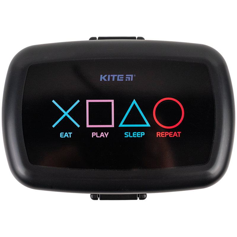 Ланчбокс з наповненням 1150 мл, чорний Kite - фото 1