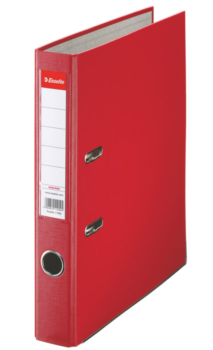 Регистратор 5см. А4 (PP), Econom, красн. Esselte - фото 5