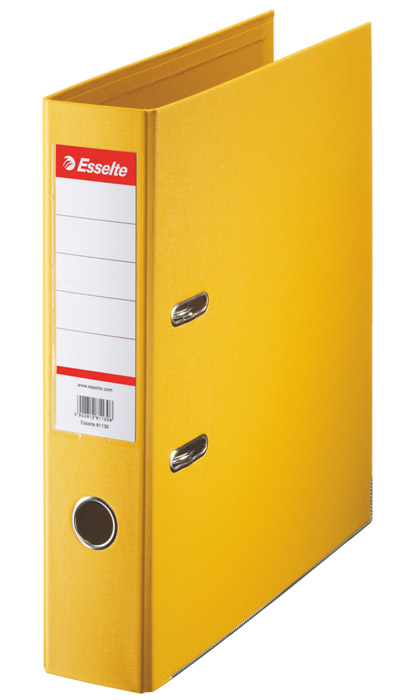 Регистратор 7,5см. А4 (PP) No.1 Power, желт. Esselte - фото 3