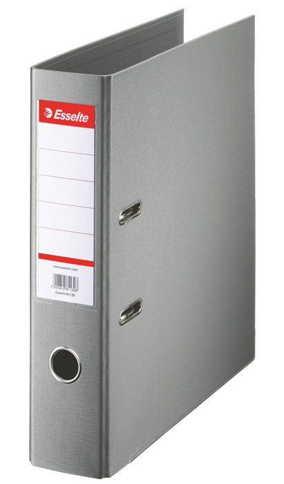 Регистратор 7,5см. А4 (PP) No.1 Power, сер. Esselte - фото 1