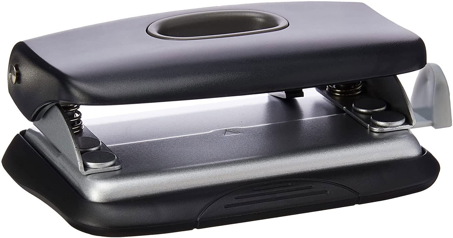 Дырокол на 2 отверстия, до 10 листов Fashion FC10, металлический, черн. Rapid - фото 3