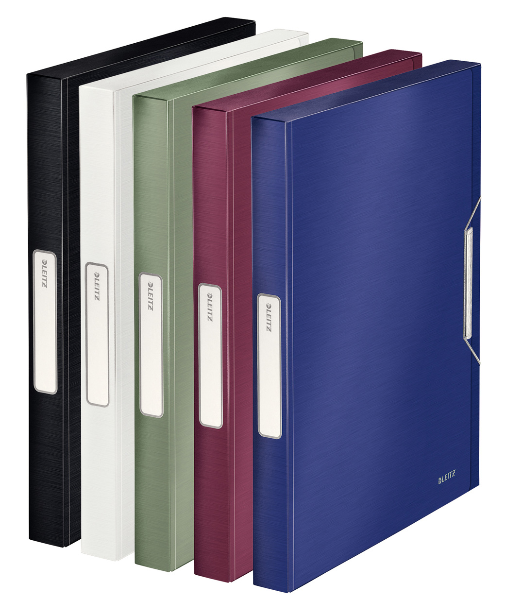 Папка-бокс на резинках Style А4, 30мм., до 250л., пластик, сатиновый черн. LEITZ - фото 5