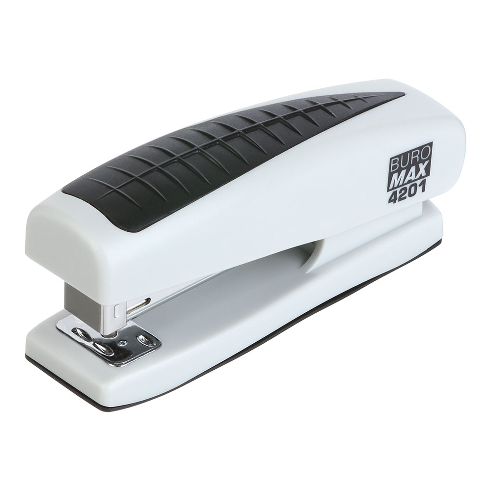 Степлер 24/6, 20л., глубина захвата 65мм., серый BuroMax - фото 2