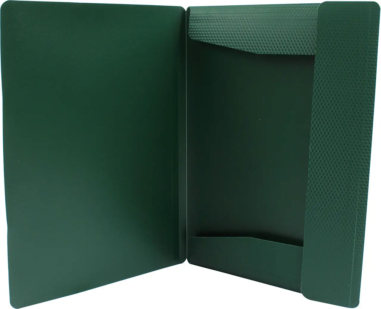 Папка на резинках А4, пластик, зелен. NORMA - фото 3