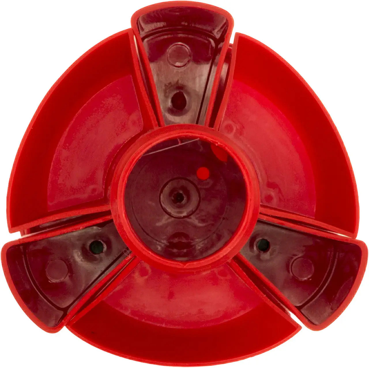 Подставка для ручек и канцтоваров вращающаяся малая B23 (110*140 мм.), красн. КиП - фото 3