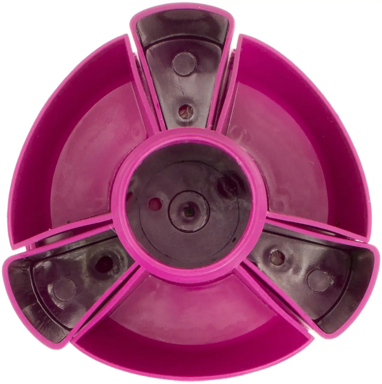 Подставка для ручек и канцтоваров вращающаяся малая B23 (110*140 мм.), малин. КиП - фото 3