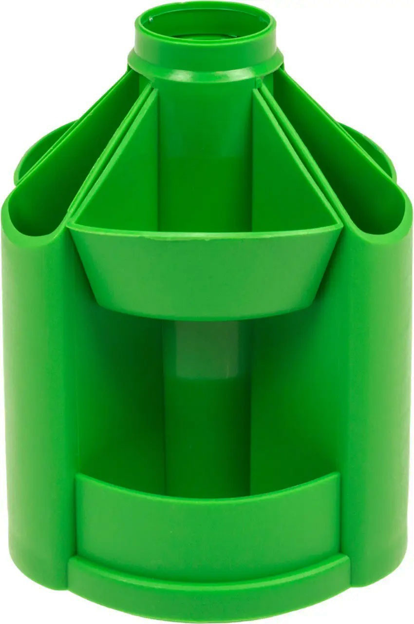 Підставка для ручок і канцтоварів обертова малая B23 (110*140 мм.), зелен. КіП - фото 1