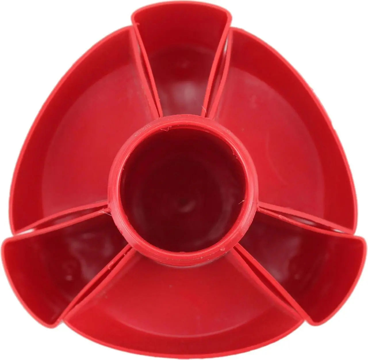 Підставка для ручок та канцтоварів обертова середня В41 (125*160 мм.), черв. КіП - фото 2