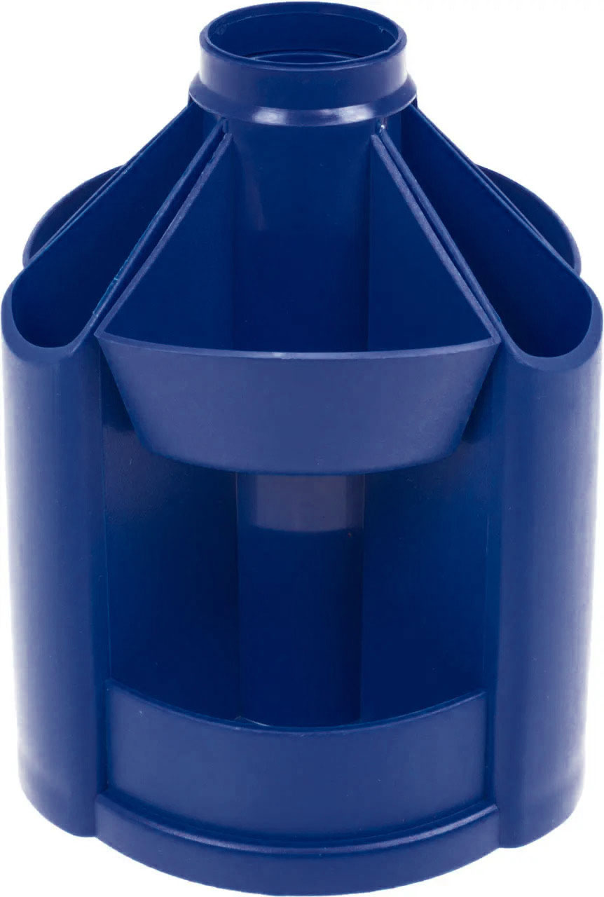 Підставка для ручок і канцтоварів обертова середня В41 (125*160 мм.), син. КіП - фото 1